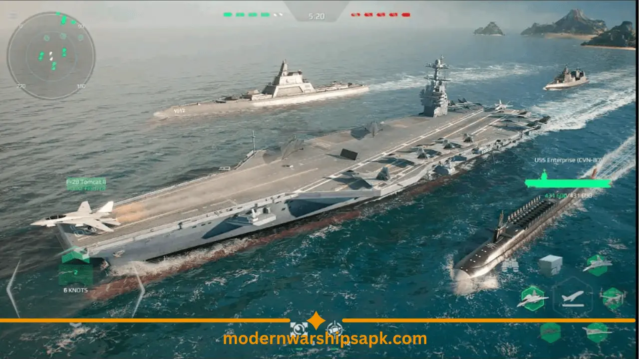 Features of Modern Warships For PC