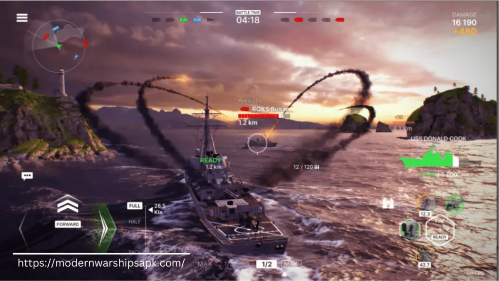 Warships Mobile 2: Naval War, or Epic Naval Battles on Mobile