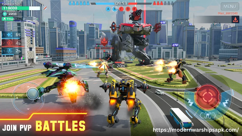 War Robots Mod APK V10.8.1 All Robots Unlocked With Unlimited Bullets