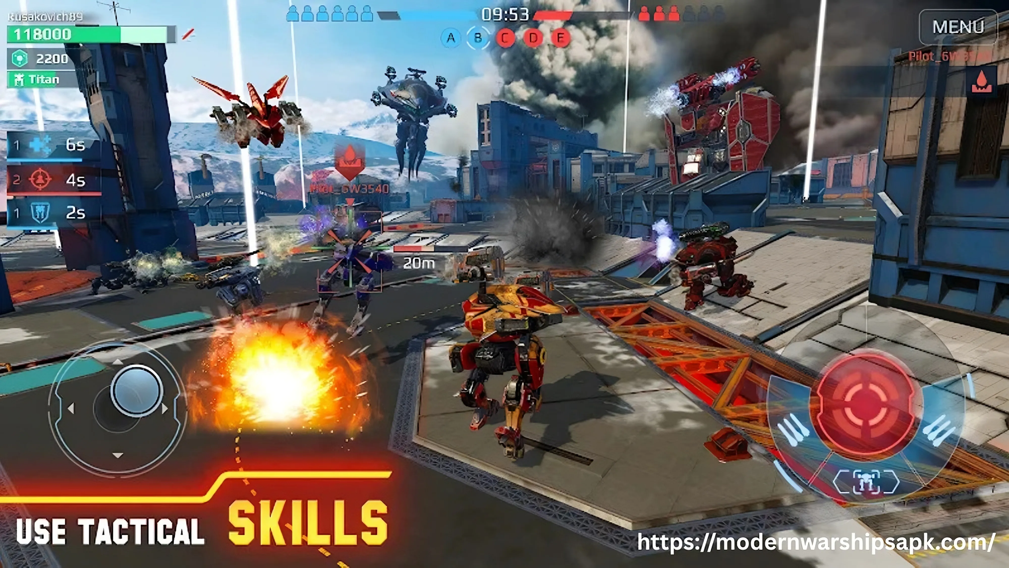 War Robots Mod APK V10.8.1 All Robots Unlocked With Unlimited Bullets