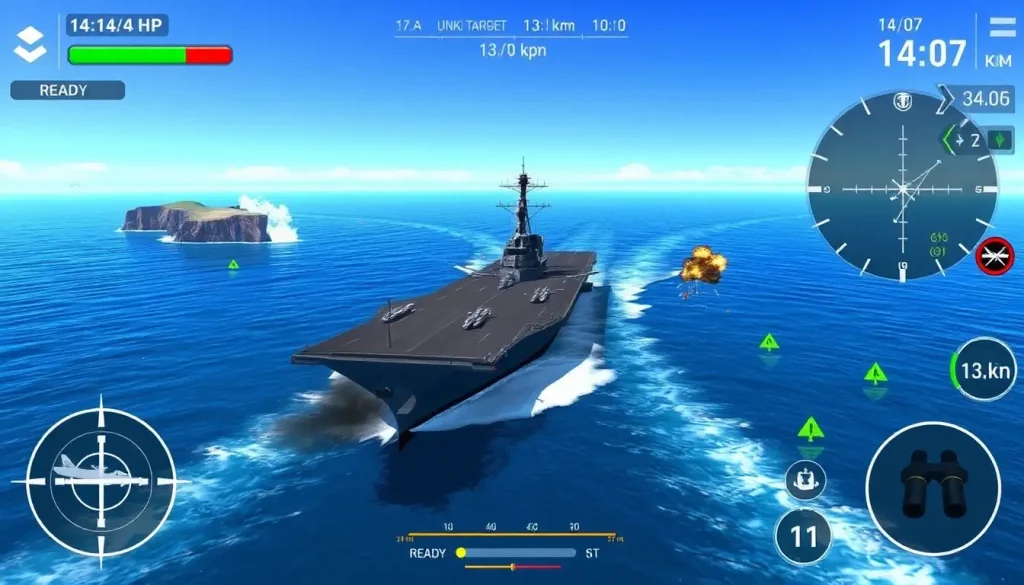Battle of warship Online